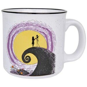 Disney Nightmare Before Christmas Jack & Sally Moon Camper Mug 20oz NWT